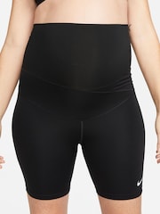 Nike Black Maternity 7" Cycling Shorts - Image 4 of 6