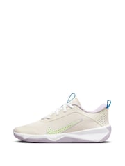 Nike White Omni Multi Court Indoor Court Shoes - Image 2 of 10