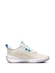 Nike White Omni Multi Court Indoor Court Shoes - Image 3 of 10