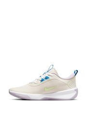 Nike White Omni Multi Court Indoor Court Shoes - Image 4 of 10