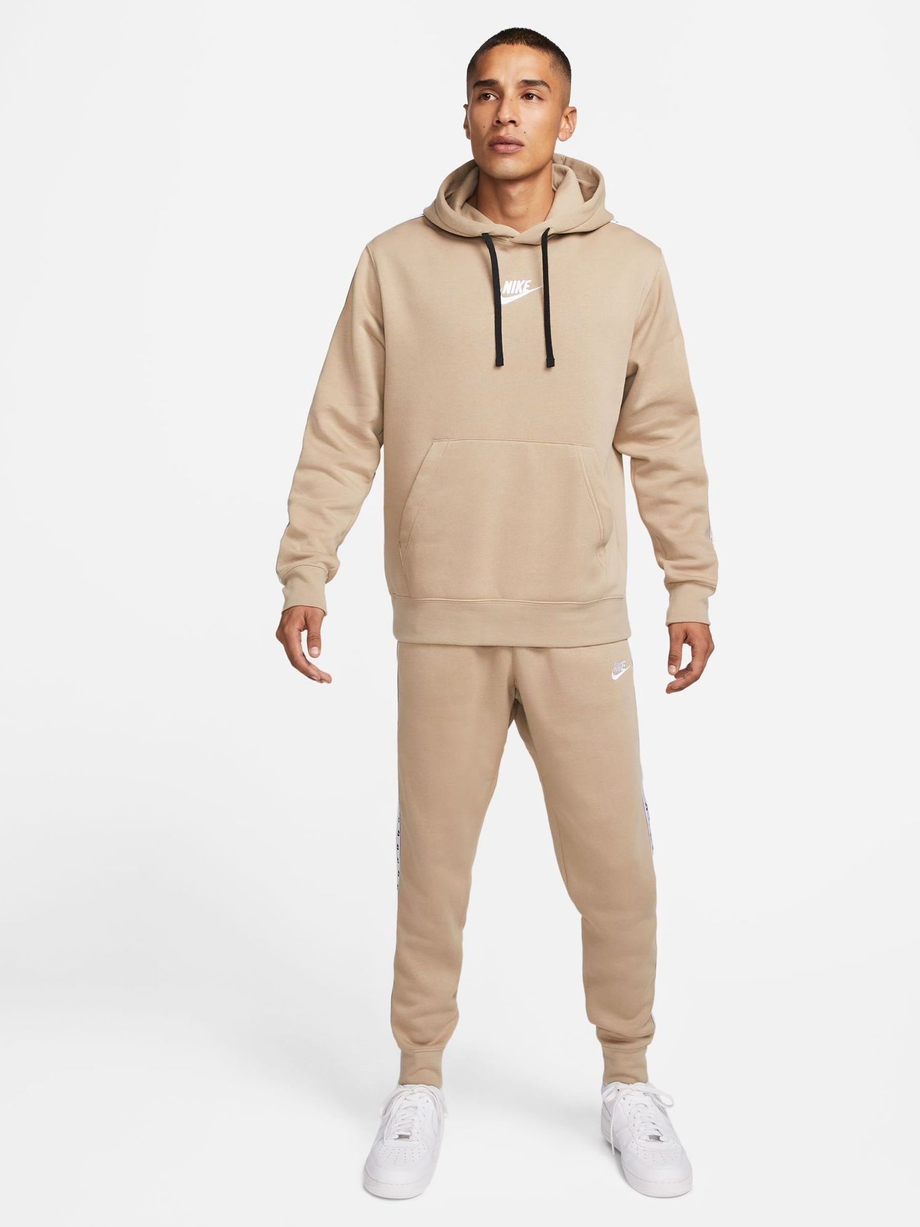 Buy Nike Brown Sportswear Essential Hooded Tracksuit from Next Luxembourg