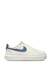 Nike Autumn Swag Wreath Court Vision Alta Platform Trainers - Image 1 of 9