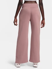 Nike Pink Phoenix Fleece High Waisted Wide Leg Sweatpants - Image 3 of 7