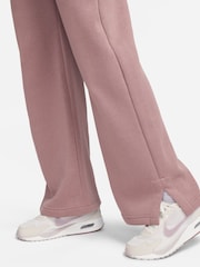 Nike Pink Phoenix Fleece High Waisted Wide Leg Sweatpants - Image 7 of 7