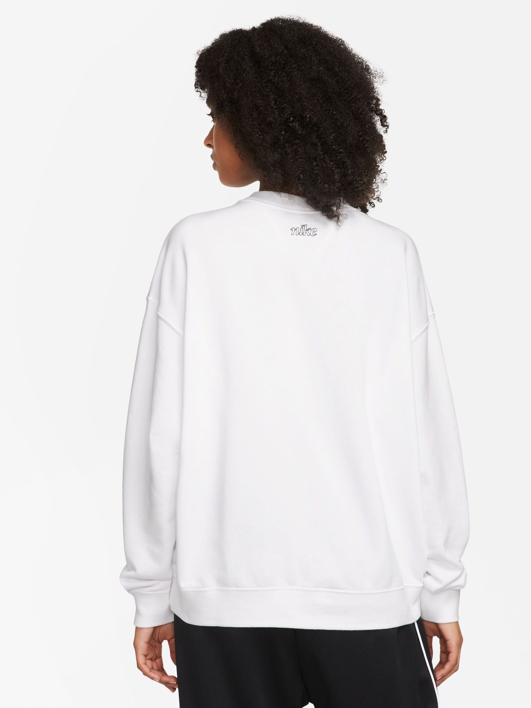 White nike crew neck sweatshirt online