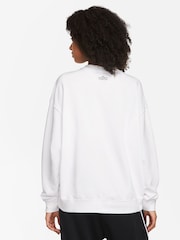 Nike White Dri-FIT Get Fit Graphic Crewneck Sweatshirt - Image 2 of 5