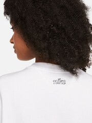 Nike White Dri-FIT Get Fit Graphic Crewneck Sweatshirt - Image 4 of 5