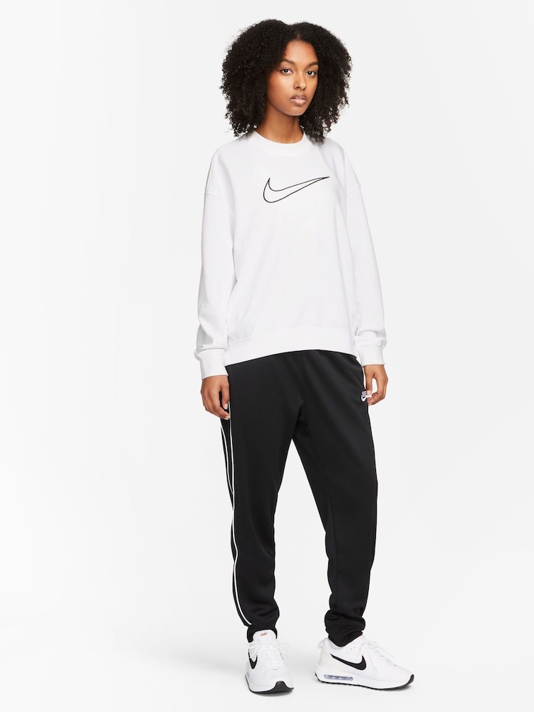 Nike White Dri-FIT Get Fit Graphic Crewneck Sweatshirt - Image 5 of 5