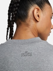 Nike Grey Dri-FIT Get Fit Graphic Crewneck Sweatshirt - Image 4 of 5