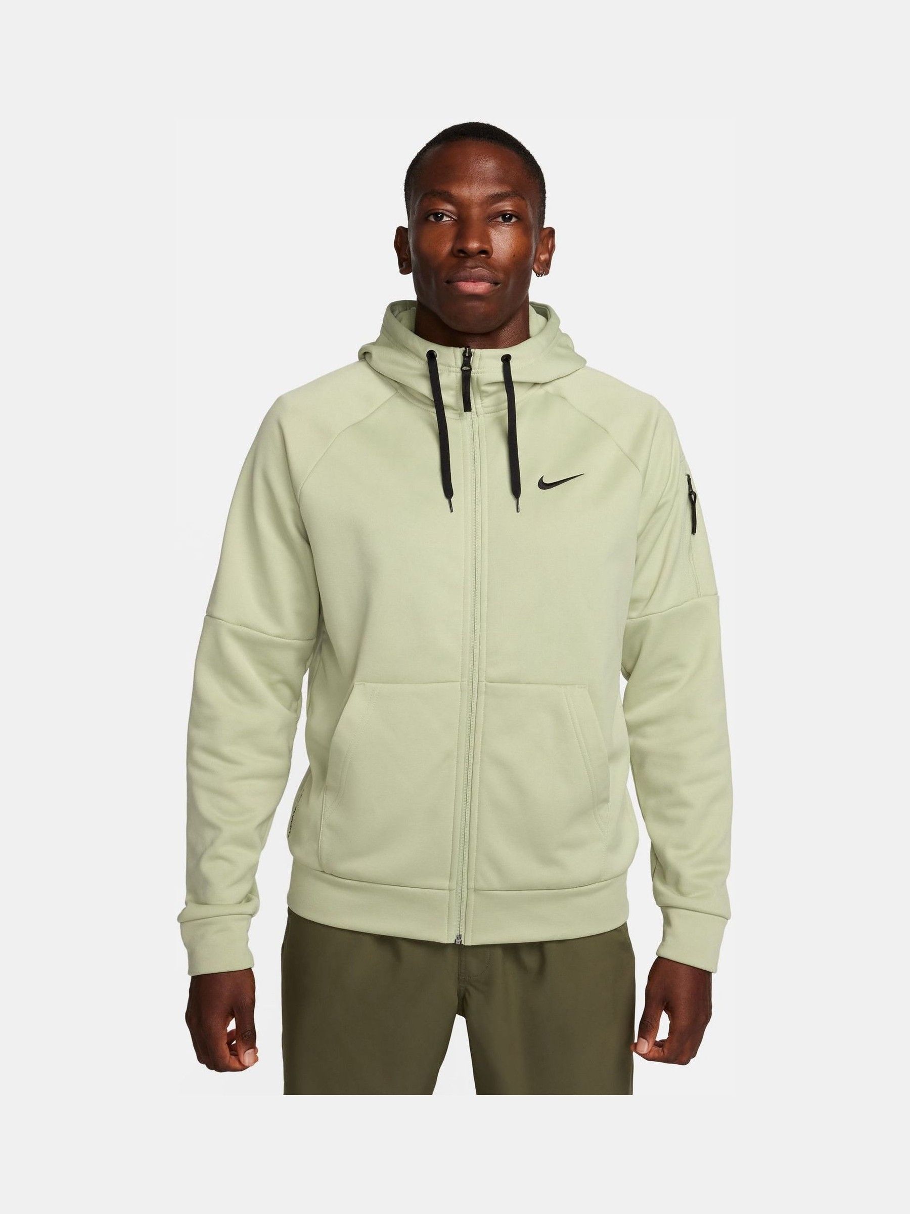 Buy Nike Olive Green Therma FIT Zip Up Training Hoodie from Next Luxembourg