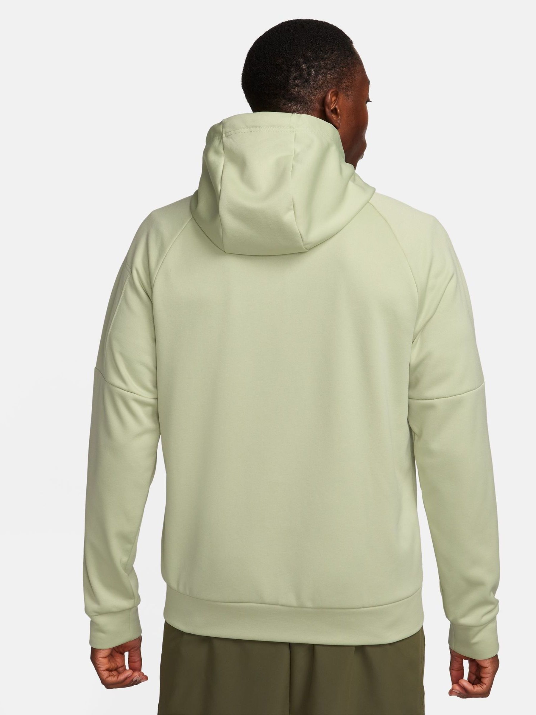 Nike therma hoodie olive green clearance