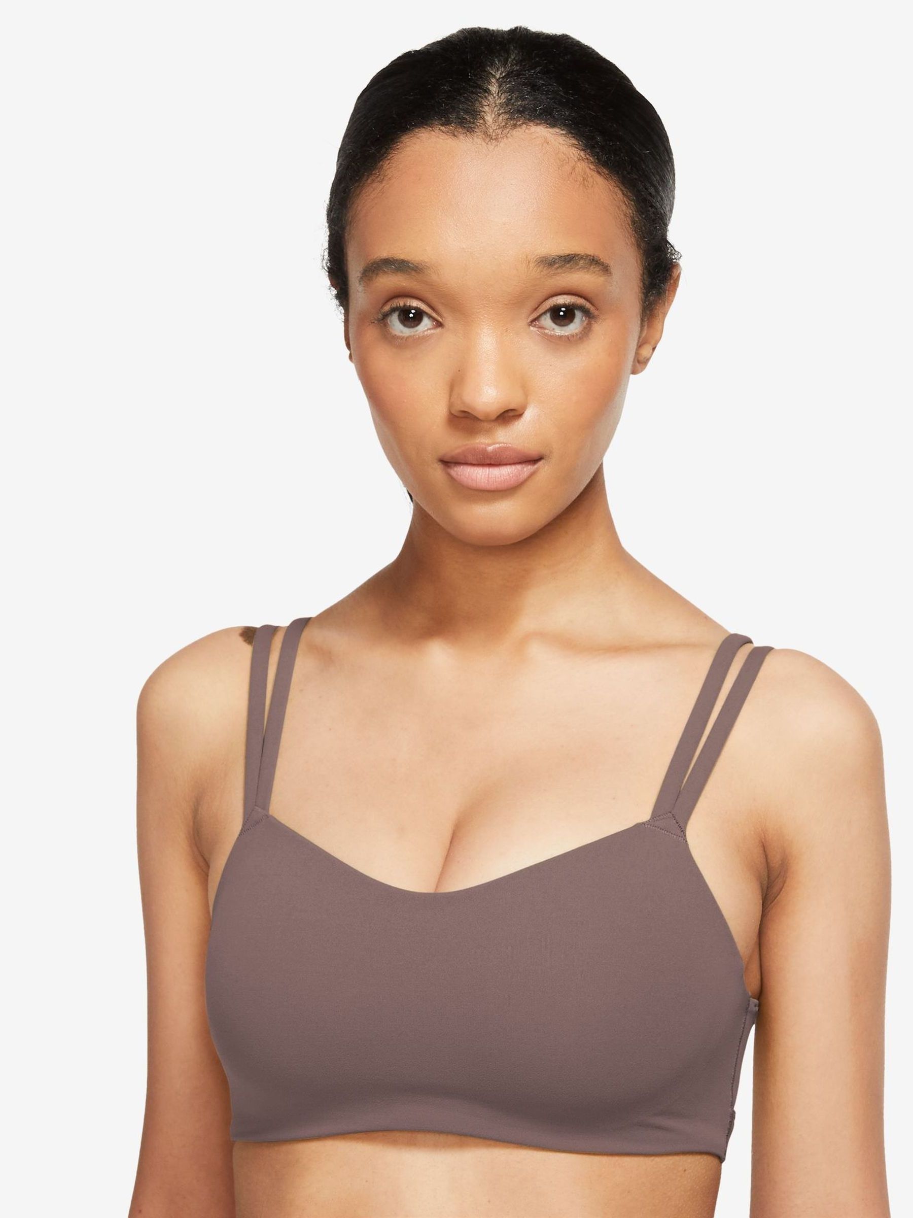 Buy Nike Brown Alate Trace Light Support Padded Strappy Sports Bra from Next Luxembourg