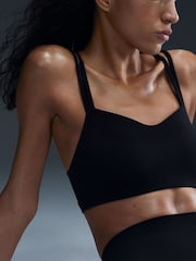 Nike Black Zenvy Strappy Light-Support Padded Sports Bra - Image 5 of 6
