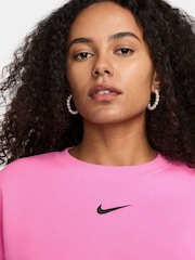 Sudadera de corte extragrande con logo pequeño de Nike - Imagen 3 de 7