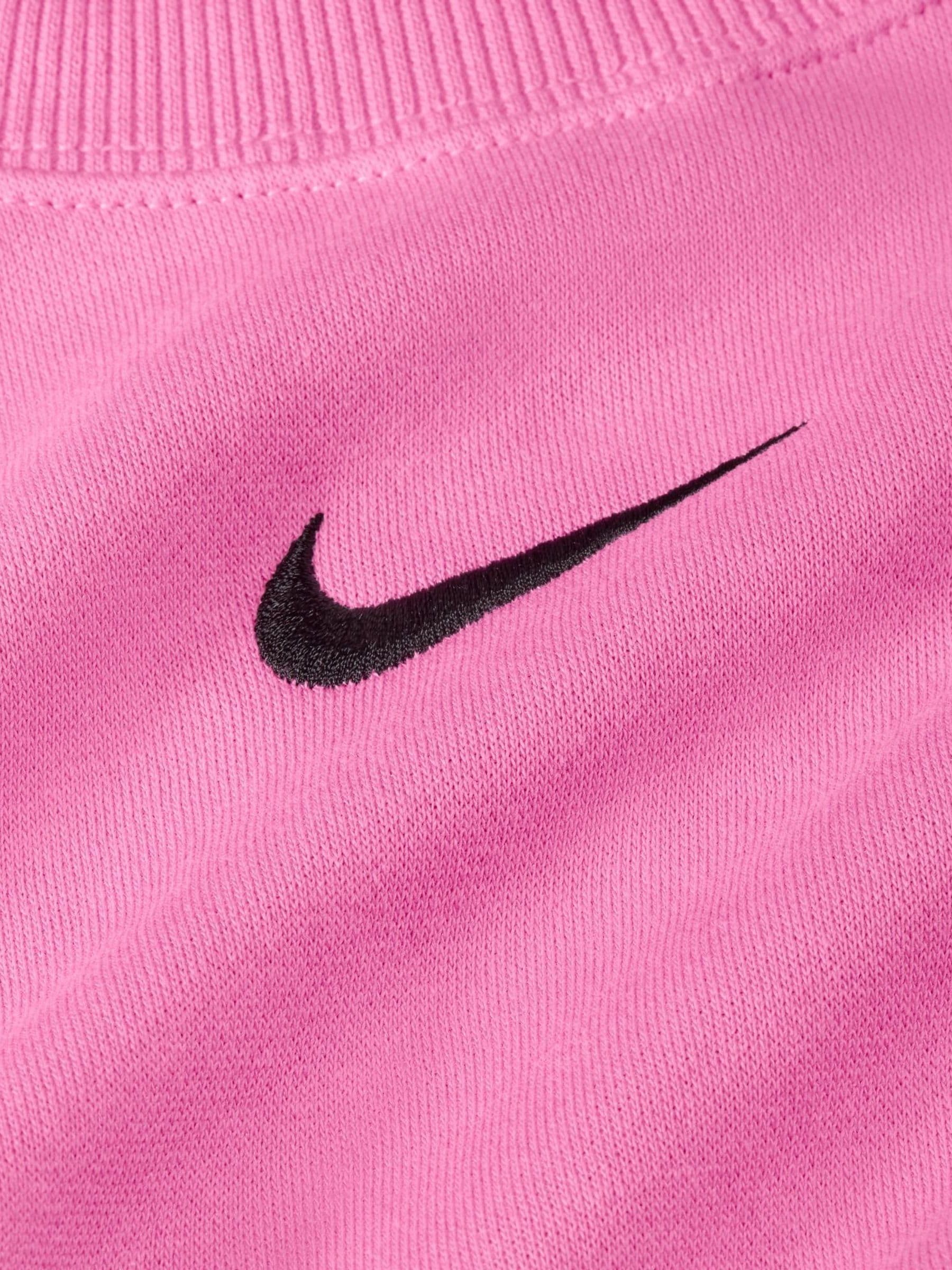 Buy Nike Bright Pink Oversized Mini Swoosh Sweatshirt from Next Luxembourg