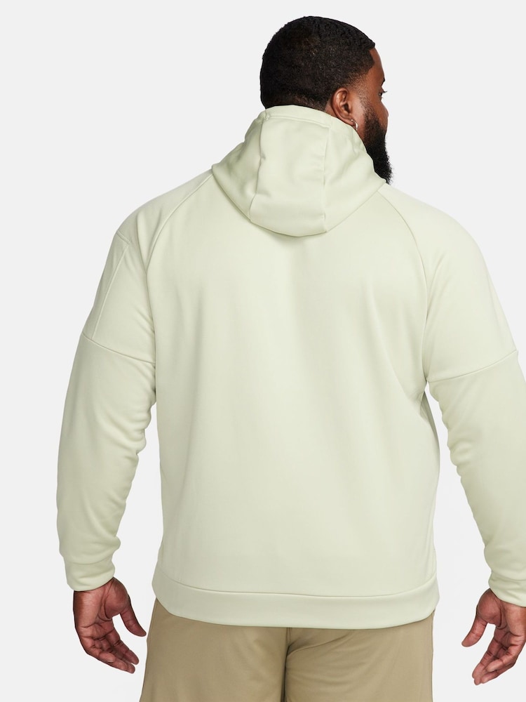 Nike Olive Green Therma-FIT Pullover Training Hoodie - Image 2 of 9