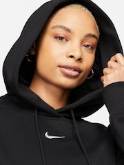 Nike Black Sportswear Phoenix Fleece Pullover Hoodie - Image 5 of 9