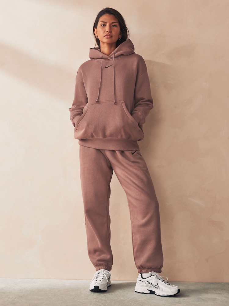 Polarowa bluza Nike Sportswear Phoenix o kroju oversize z małym logo i kapturem - Image 3 of 10