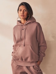 Polarowa bluza Nike Sportswear Phoenix o kroju oversize z małym logo i kapturem - Image 5 of 10