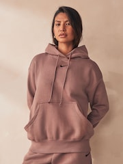 Polarowa bluza Nike Sportswear Phoenix o kroju oversize z małym logo i kapturem - Image 6 of 10