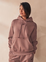Polarowa bluza Nike Sportswear Phoenix o kroju oversize z małym logo i kapturem - Image 7 of 10