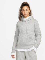 Nike Dark Grey Heather Sportswear Phoenix Fleece Pullover Hoodie - Image 1 of 9