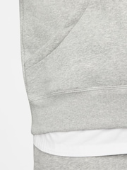 Nike Dark Grey Heather Sportswear Phoenix Fleece Pullover Hoodie - Image 8 of 9