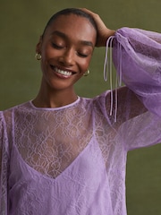 Florere Lace Midi Dress - Image 3 of 6