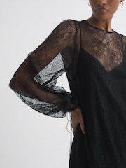 Florere Lace Midi Dress - Image 3 of 5