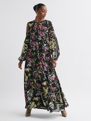 Florere Printed Maxi Dress - Image 1 of 5