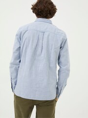 FatFace Blue Gore Stripe Shirt - Image 2 of 4