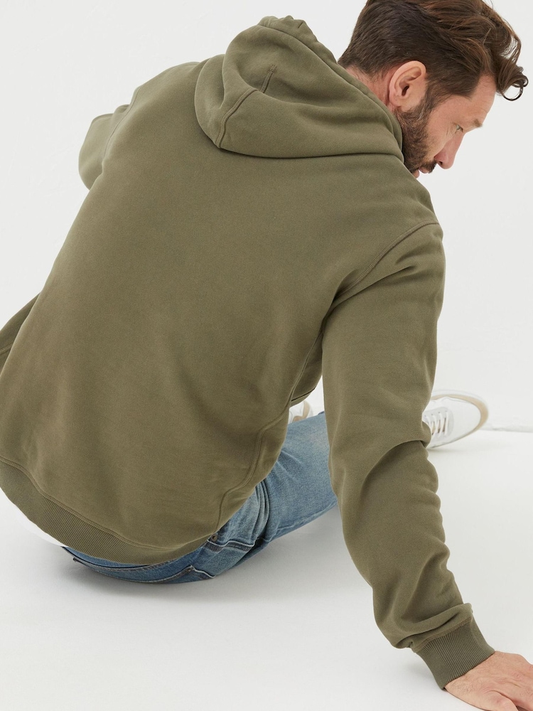 FatFace Green Brooke Hoodie - Image 2 of 4 FatFace Green Brooke Hoodie - Image 2 of 4