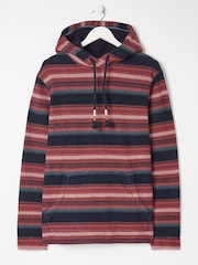 FatFace Brown Trescowe Stripe Hoodie - Image 4 of 4