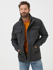 FatFace Grey 4 Pocket Jacket - Image 2 of 6