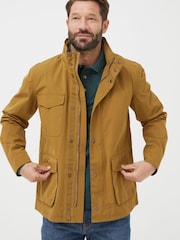 FatFace Yellow Truro Waterproof Jacket - Image 2 of 7
