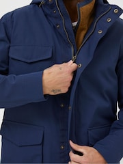 FatFace Blue Truro Waterproof Jacket - Image 3 of 5