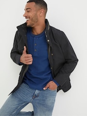 FatFace Black Truro Waterproof Jacket - Image 1 of 6
