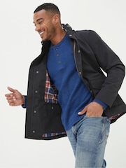 FatFace Black Truro Waterproof Jacket - Image 4 of 6