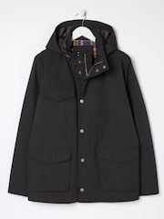 FatFace Black Truro Waterproof Jacket - Image 6 of 6