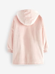 Baker by Ted Baker Pink Borg Lined Hooded Blanket - Image 9 of 10