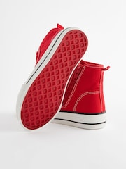 Red Chunky High Top Lace-Up Trainers - Image 4 of 6