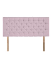 Sleepeezee Pink Chesterfield Strutted Headboard - Image 1 of 2