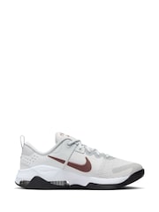 Nike Light Grey Zoom Bella 6 Gym Trainers - Image 4 of 11