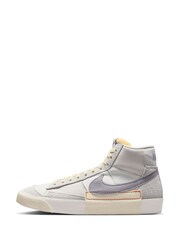 Nike Beige Blazer 77 Pro Club Trainers - Image 2 of 11