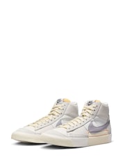 Nike Beige Blazer 77 Pro Club Trainers - Image 5 of 11