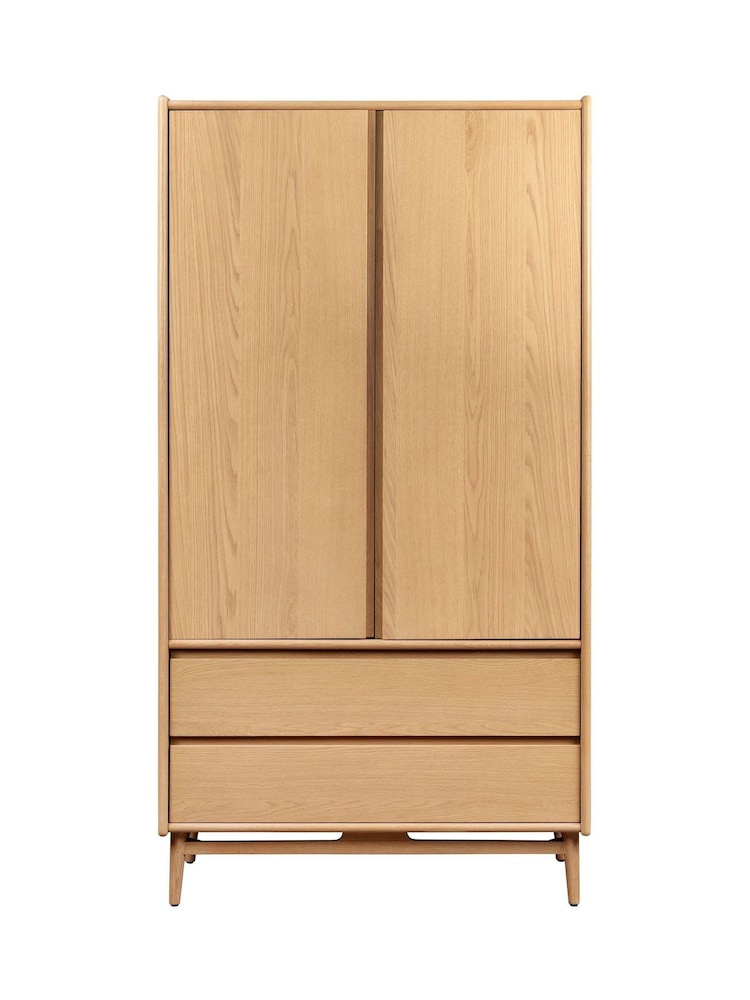 Cotswold Company Light Oak Winson Double Wardrobe - Image 2 of 6 Cotswold Company Light Oak Winson Double Wardrobe - Image 2 of 6