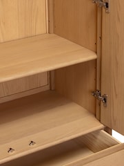 Cotswold Company Light Oak Winson Double Wardrobe - Image 5 of 6