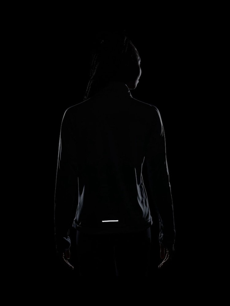 Nike Grey Dri-FIT Pacer Half Zip Running Top - Image 7 of 7