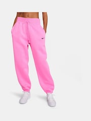 Nike Bright Pink Oversized Mini Swoosh Joggers - Image 1 of 9