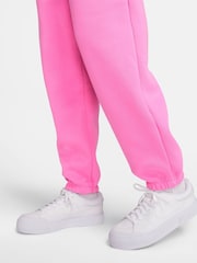 Nike Bright Pink Oversized Mini Swoosh Joggers - Image 7 of 9